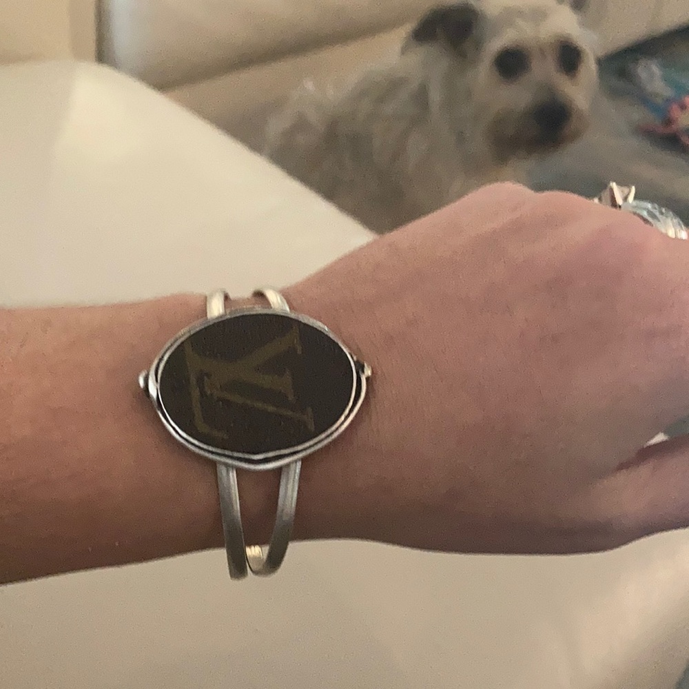LV repurposed sterling cuff